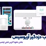 آدرس دهی چشمی دزدگیر آریوسیس